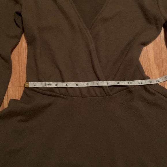 Olive Green Dress - Picture 2 of 3